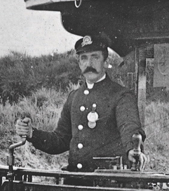 Blackpool and Fleetwood Tramroad tram driver motorman